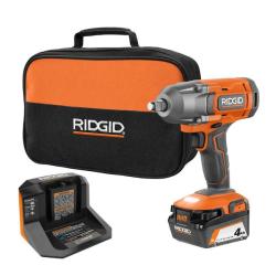 Phoenix NEW RIDGID 18V Cordless 1/2 in. Impact Wrench Kit with 4.0 Ah Battery and Charger