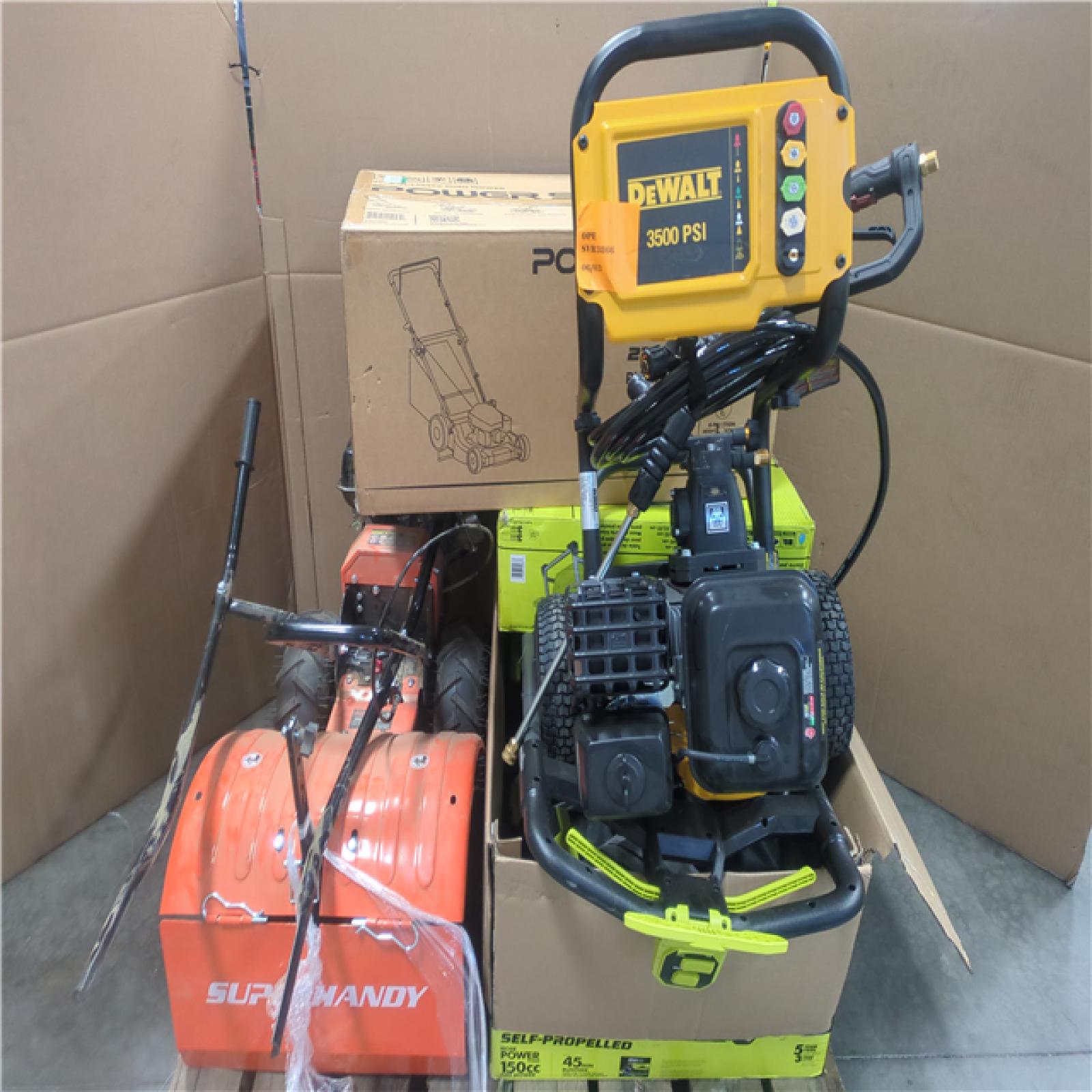 CALIFORNIA AS-IS OUTDOOR POWER EQUIPMENT