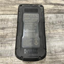 AS-IS DEWALT 20V MAX XR POWERSTACK Lithium-Ion Battery Starter Kit with 5.0Ah Battery and Charger