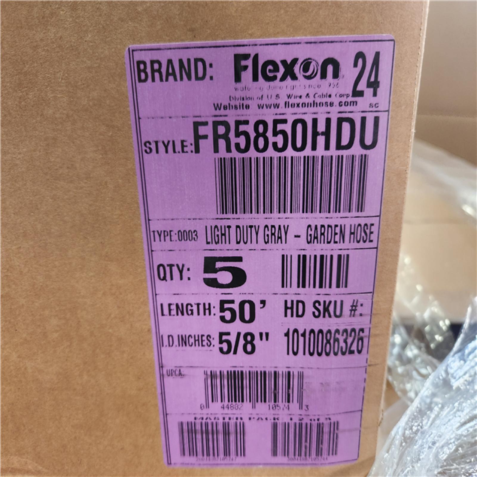 Phoenix NEW 5/8 in. Dia x 50 ft. Light Duty Garden Hose 5-Per Box Pallet (15-Boxes)