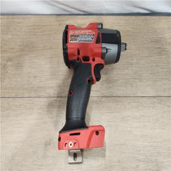 AS-IS- Milwaukee M18 18V Fuel 1/2  Mid-Torque Impact Wrench Cordless Lithium-Ion Brushless with Friction Ring (TOOL ONLY)