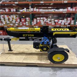 Dallas Location - As-Is  Champion Power Equipment 27 Ton 224 cc Gas Wood Log Splitter