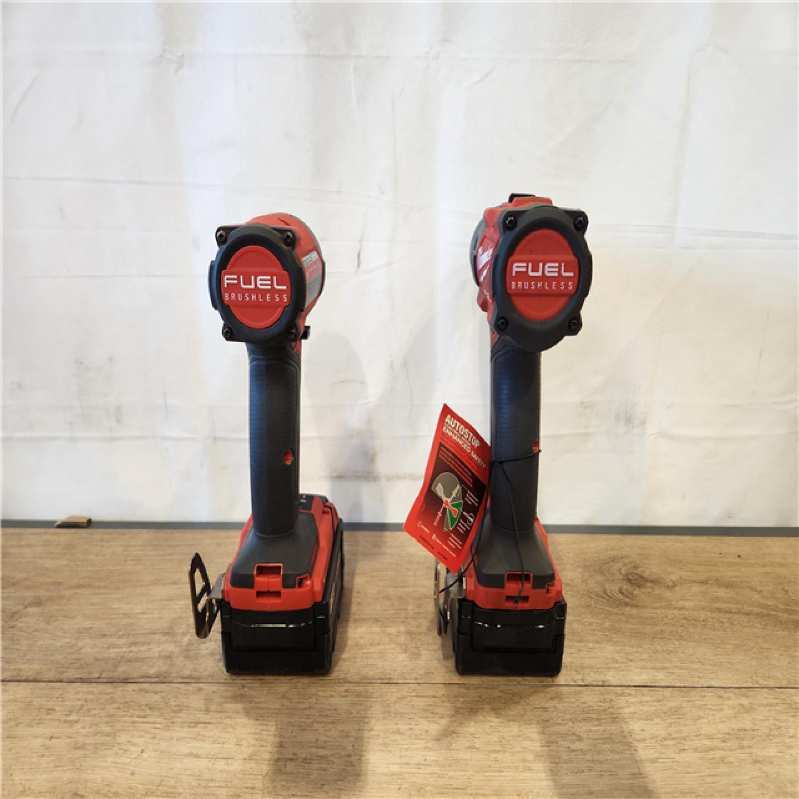 AS-IS- Milwaukee FUEL 18V Lithium-Ion Brushless Cordless Hammer Drill and Impact Driver Combo Kit