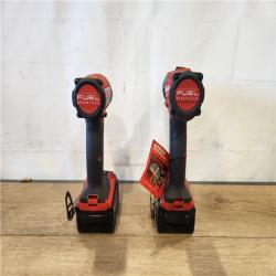 AS-IS- Milwaukee FUEL 18V Lithium-Ion Brushless Cordless Hammer Drill and Impact Driver Combo Kit