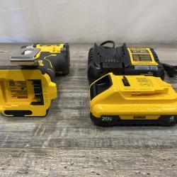 AS-IS DEWALT 20V MAX XR Lithium-Ion Brushless Cordless 3-Speed High Torque 1/4 in. Impact Driver Kit