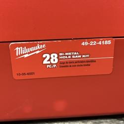 AS-IS Milwaukee Hole Dozer General Purpose Bi-Metal Hole Saw Set (28-Piece)