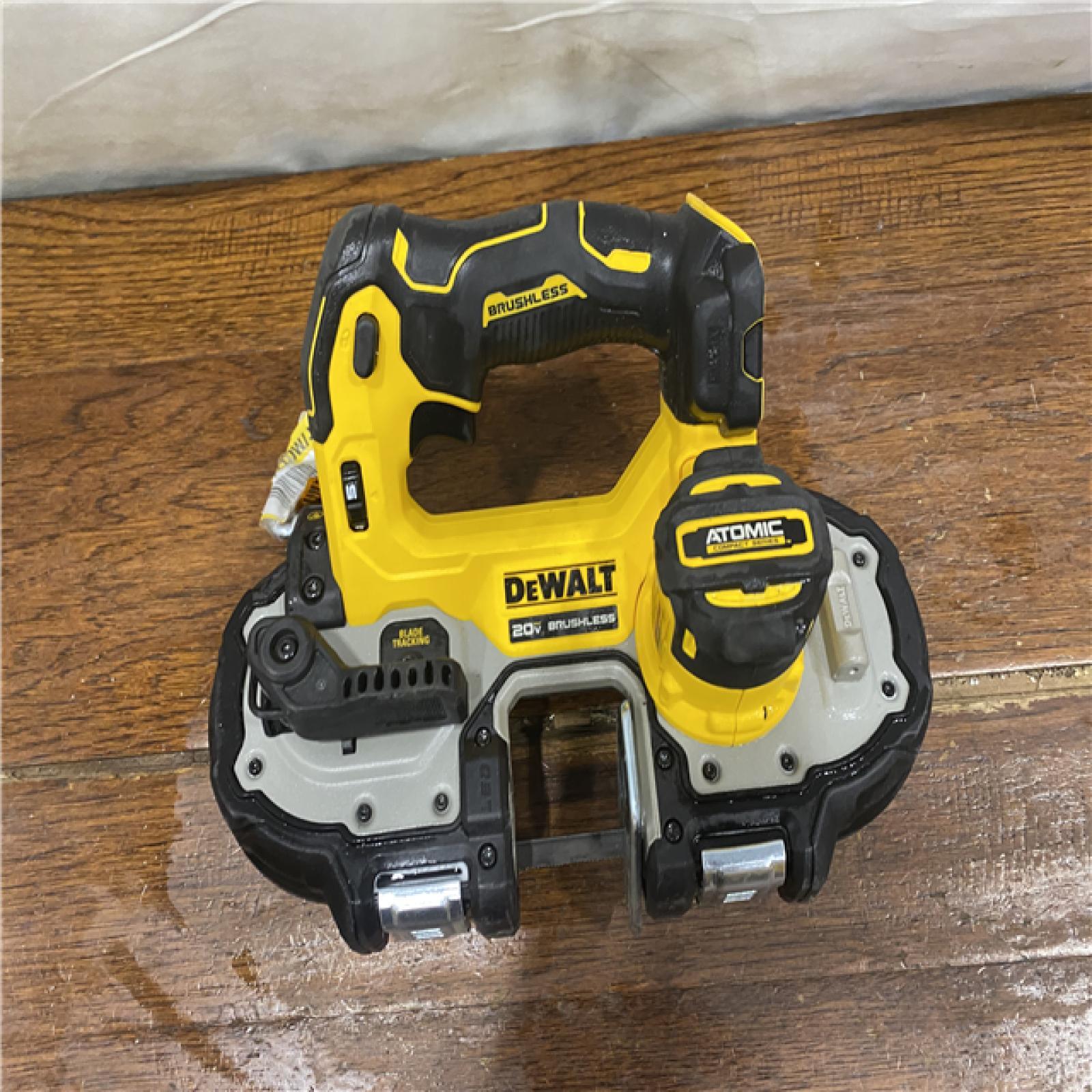 AS-IS Dewalt DCS377B 20V MAX ATOMIC Brushless Cordless 1-3/4  Compact Bandsaw