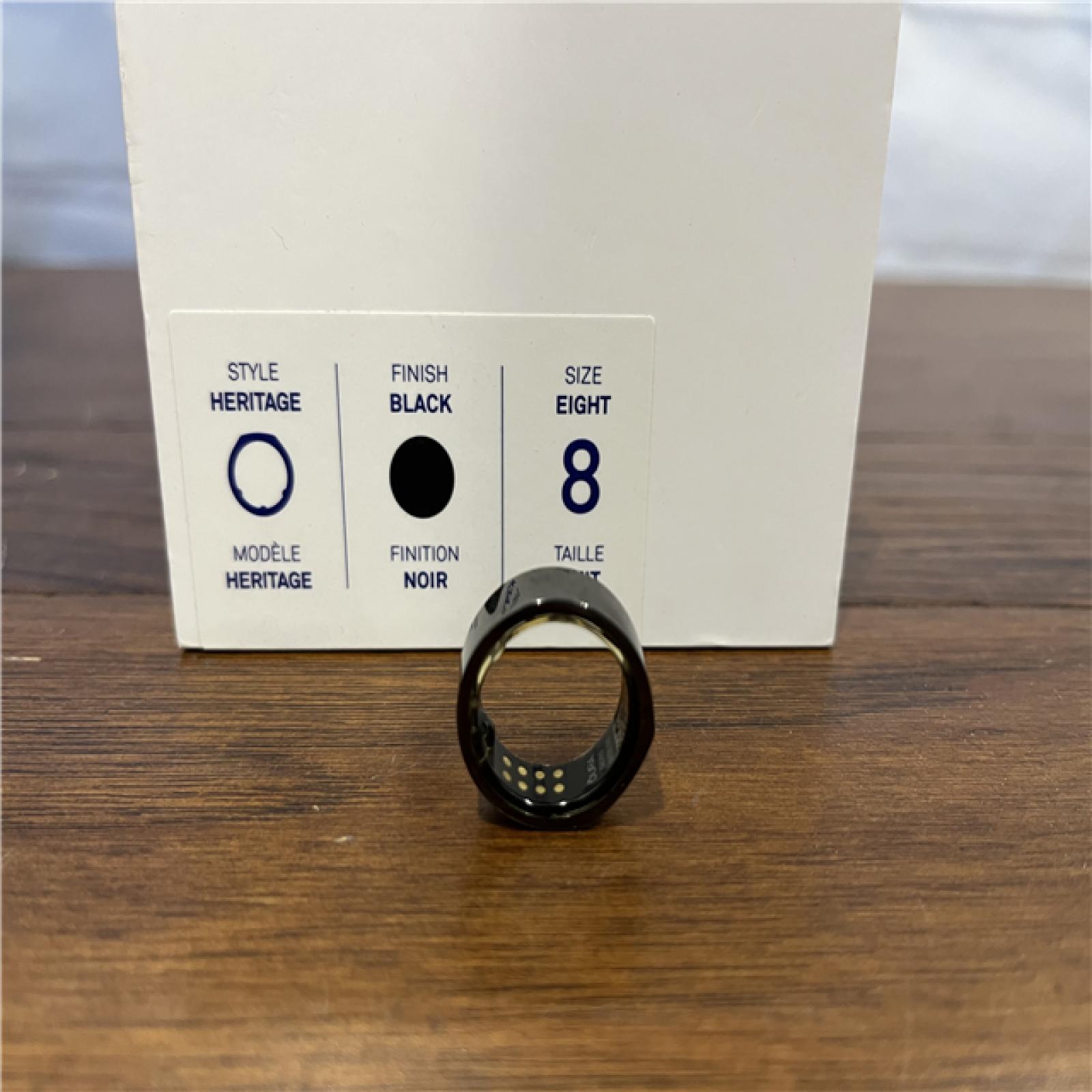 AS-IS Oura Ring Gen3 - Heritage -  - Size 8 - Black