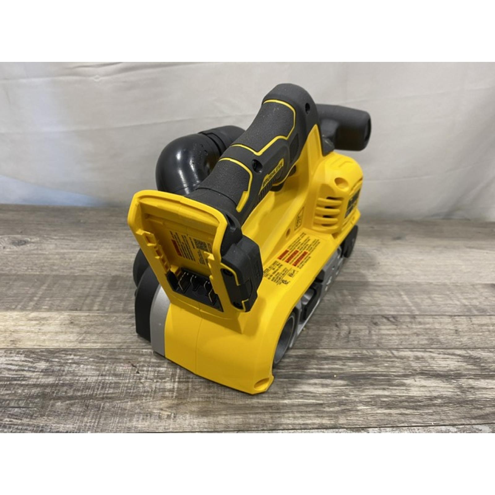 AS-IS DEWALT 20V MAX* XR Brushless Cordless Belt Sander (Tool-Only)
