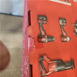 NEW- Milwaukee Tool M18 Cordless 6Tool Combo Kit