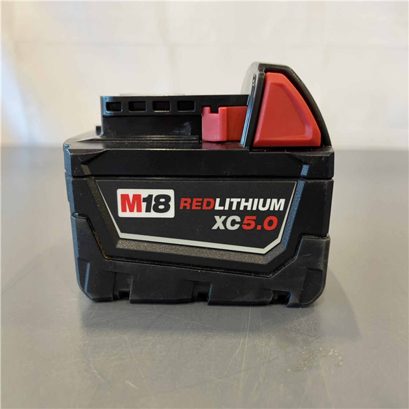 AS-IS - Milwaukee 48-11-1850R M18 18V REDLITHIUM XC5.0 Oil Resistant Battery