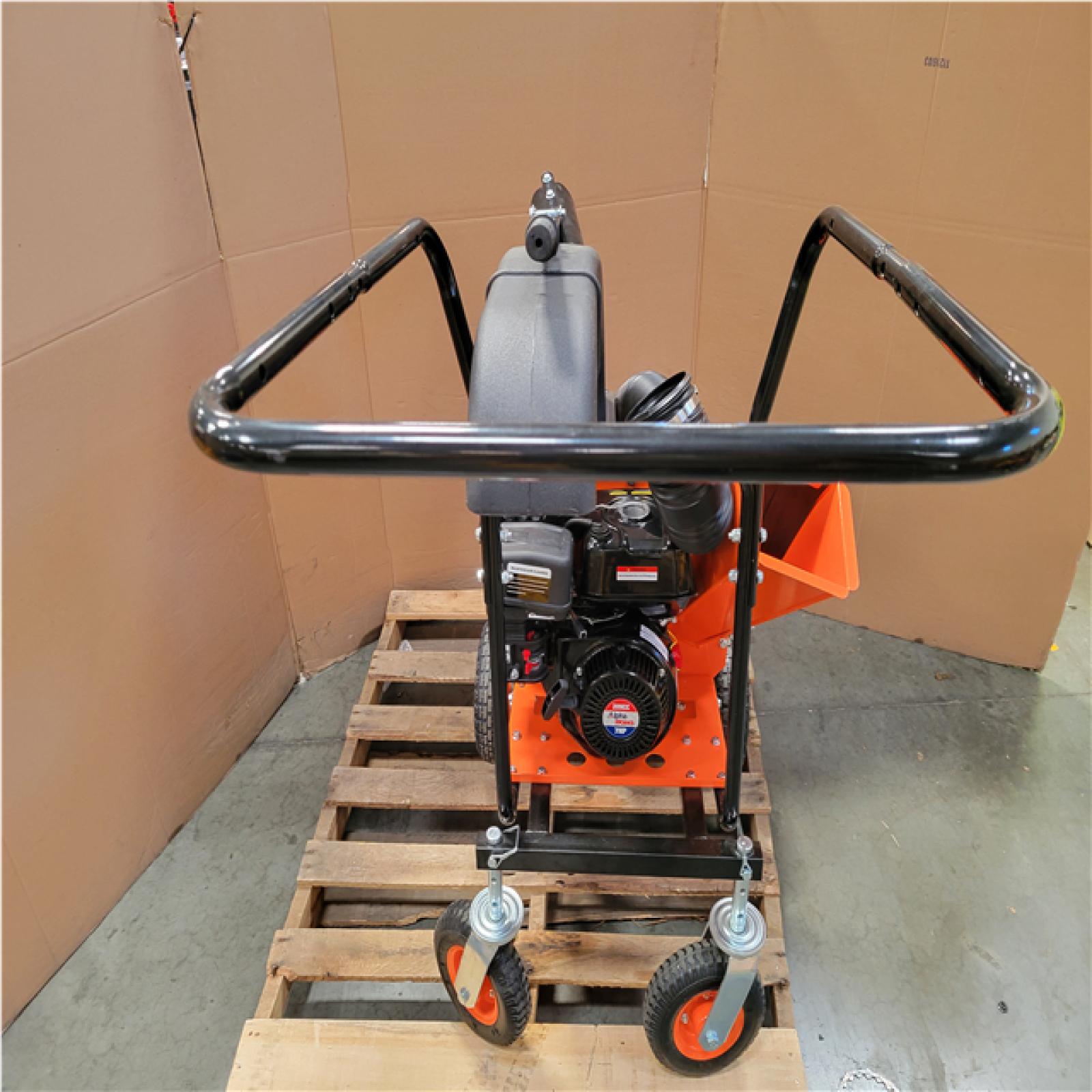 CALIFORNIA AS-IS SUPER HANDY WALK BEHIND LEAF VACUUM AND CHIPPER