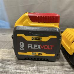 AS-IS DEWALT 20V/60V MAX FLEXVOLT Lithium-Ion 9.0Ah Battery and Charger Starter Kit