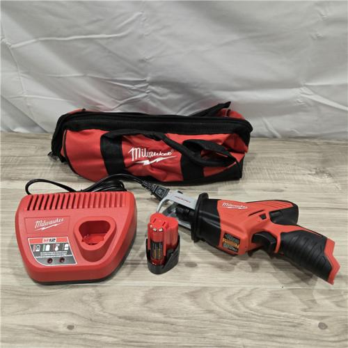 LIKE NEW! - Milwaukee M12 12V Brushed Cordless HACKZALL Reciprocating Saw Kit