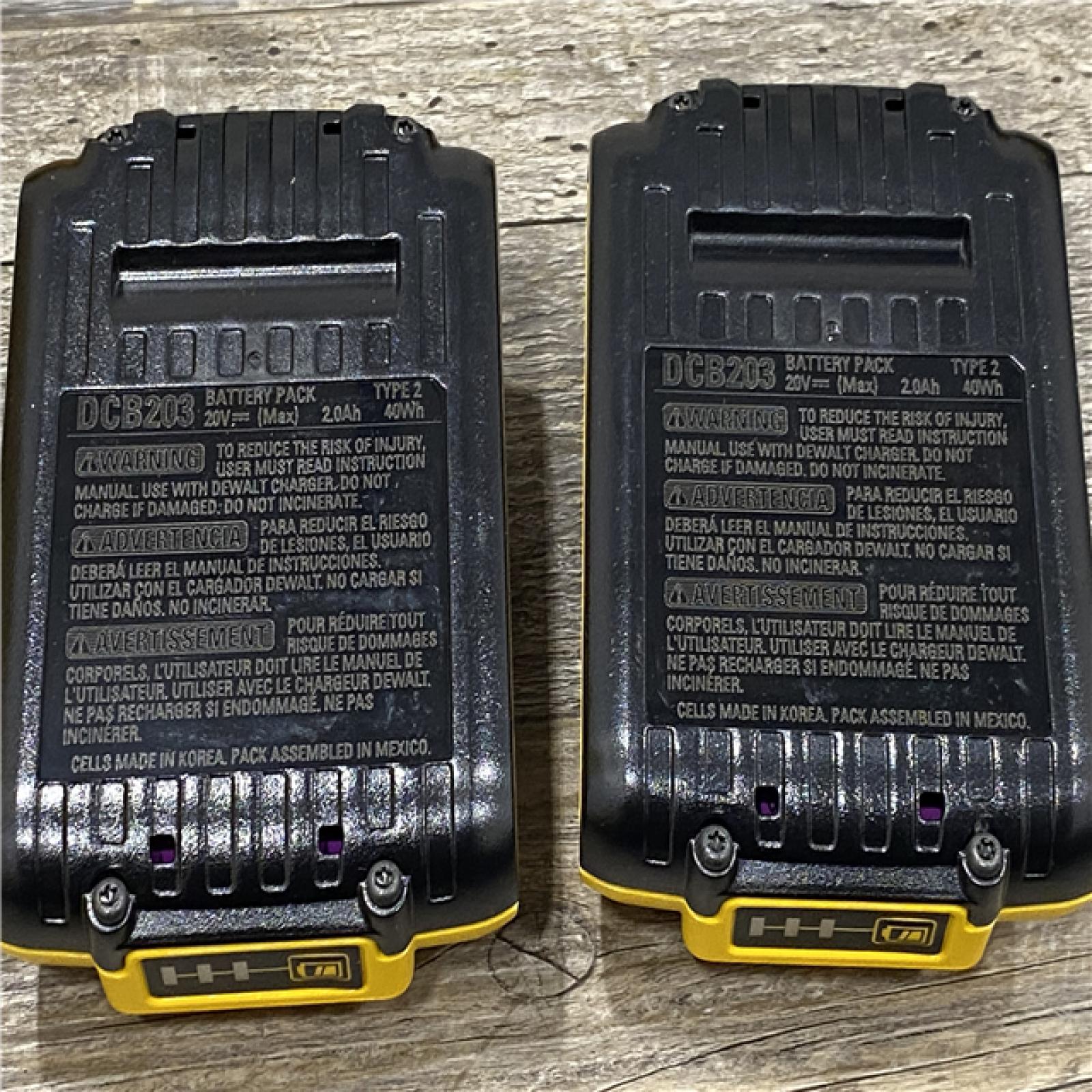 AS-IS DEWALT ATOMIC 20-Volt MAX Lithium-Ion Cordless Combo Kit