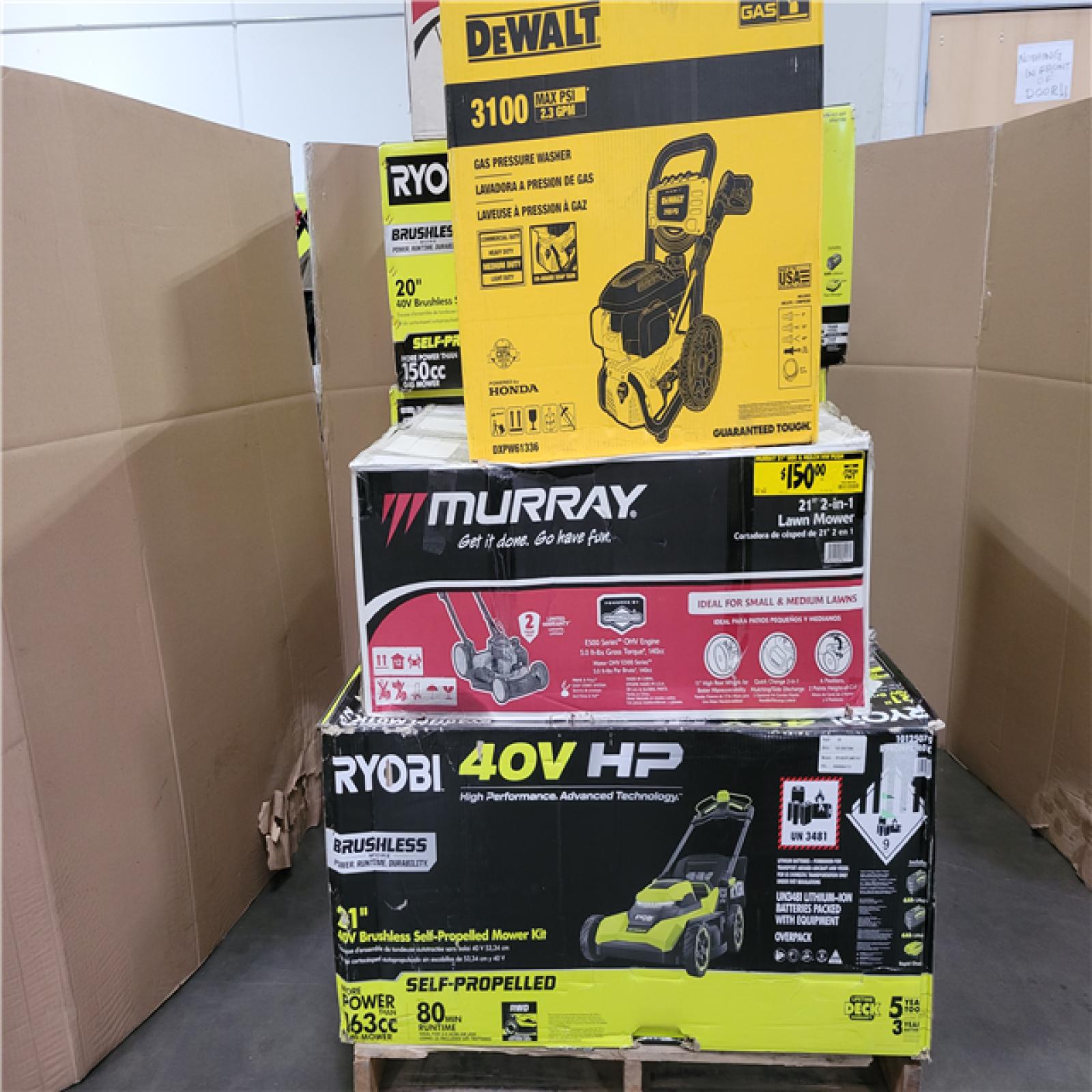 CALIFORNIA AS-IS OUTDOOR POWER EQUIPMENT