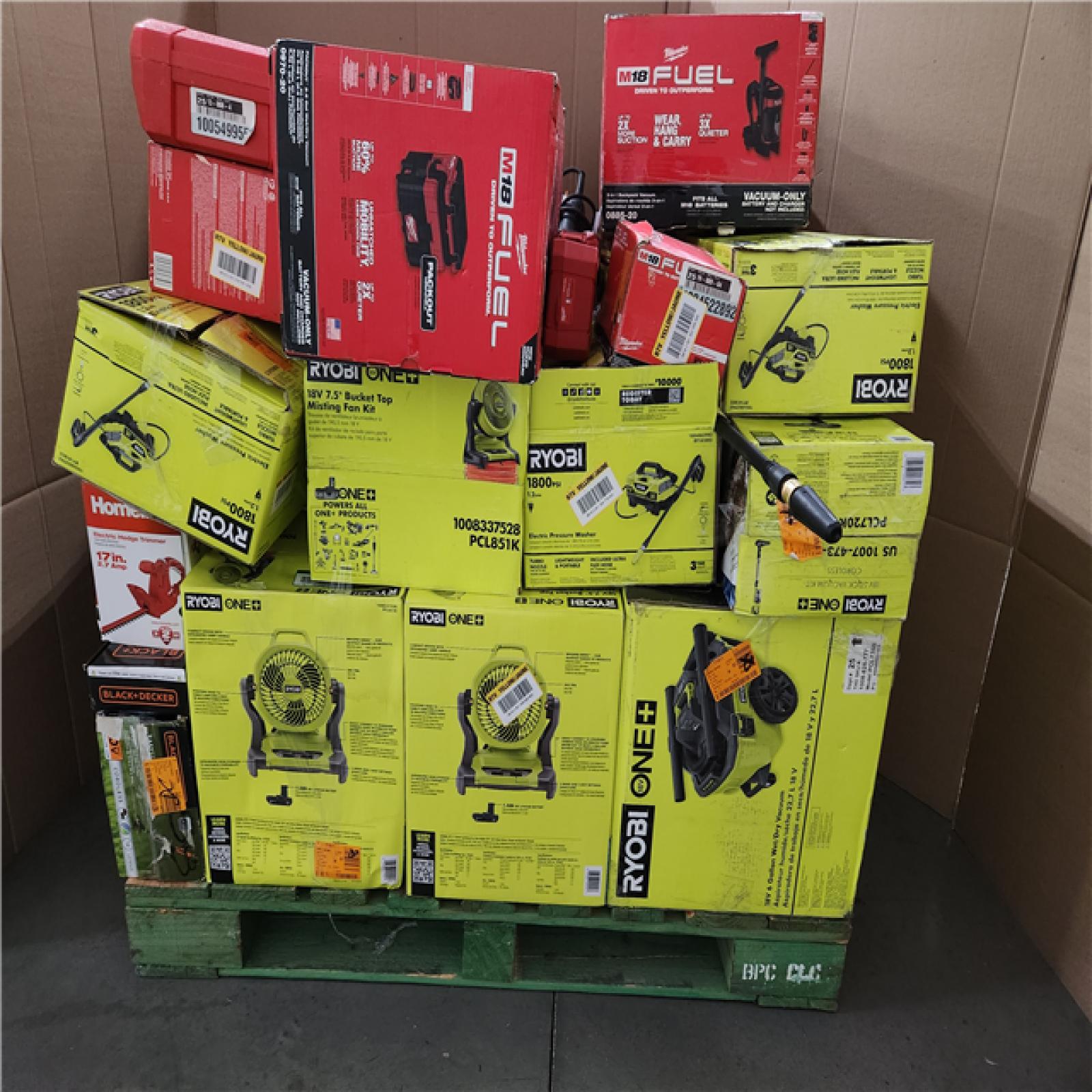 CALIFORNIA  AS-IS TOOL PALLET