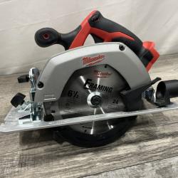 AS-IS Milwaukee 18V Lithium-Ion Cordless 6-1/2 in. Circular Saw (Tool-Only)