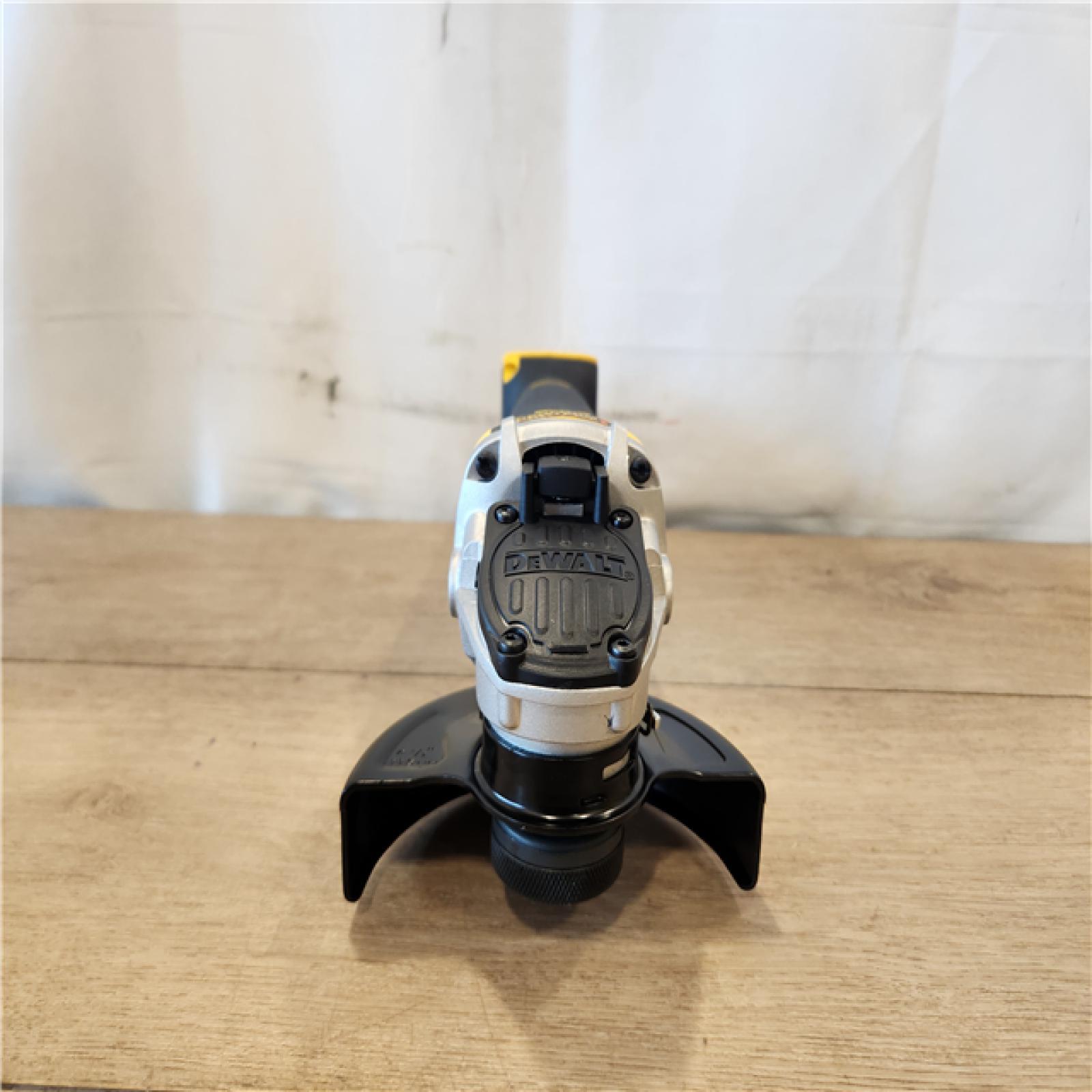 AS-IS- DEWALT 20V MAX XR Cordless Brushless 4.5 in. Paddle Switch Small Angle Grinder with Kickback Brake (Tool Only)
