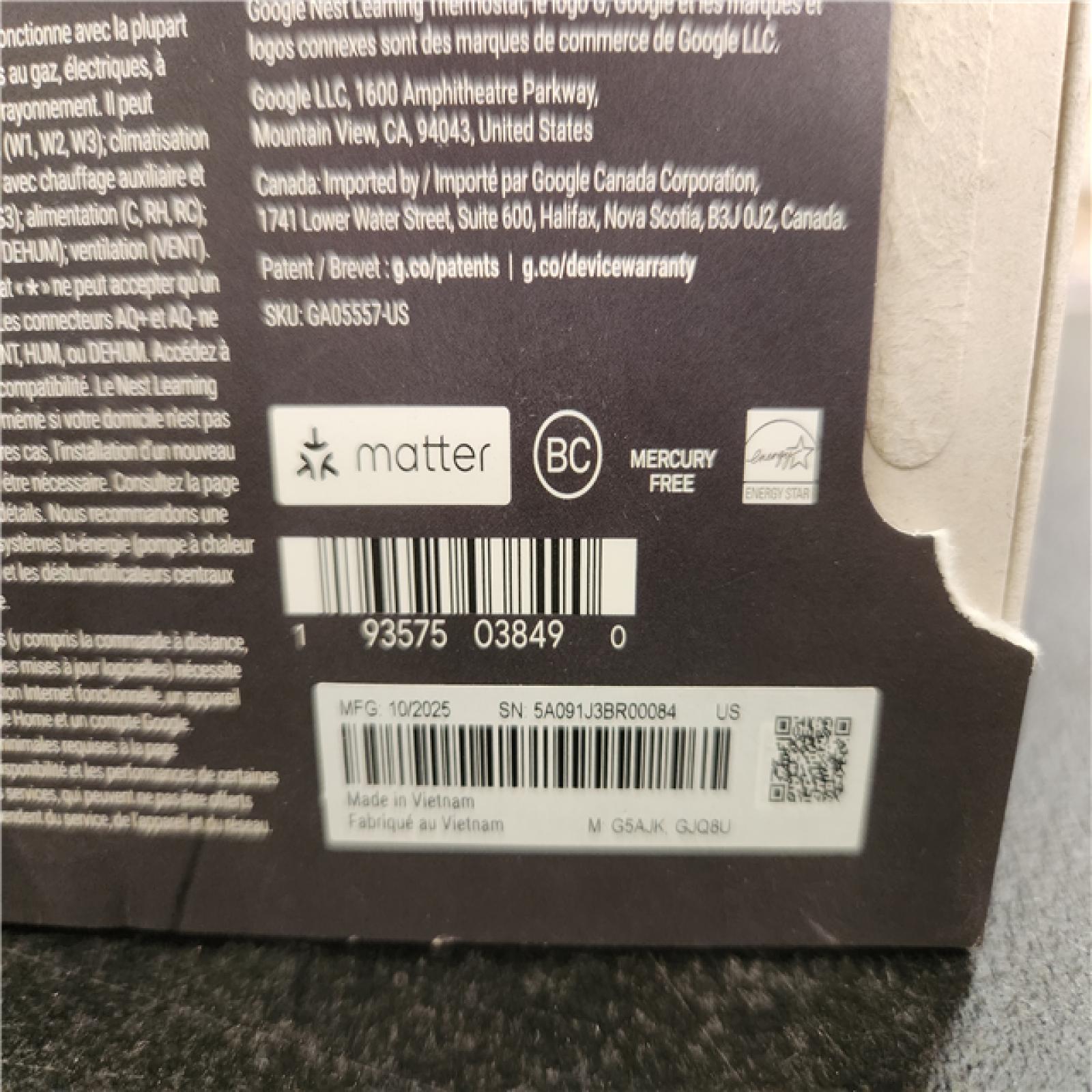 Phoenix NEW Google Nest Learning Thermostat (4th Gen) with Nest Temperature Sensor (2nd Gen) 2-Pack - Polished Obsidian