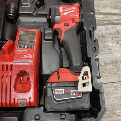 AS-IS Milwaukee FUEL 18V Lithium-Ion Brushless Cordless Hammer Drill and Impact Driver Combo Kit