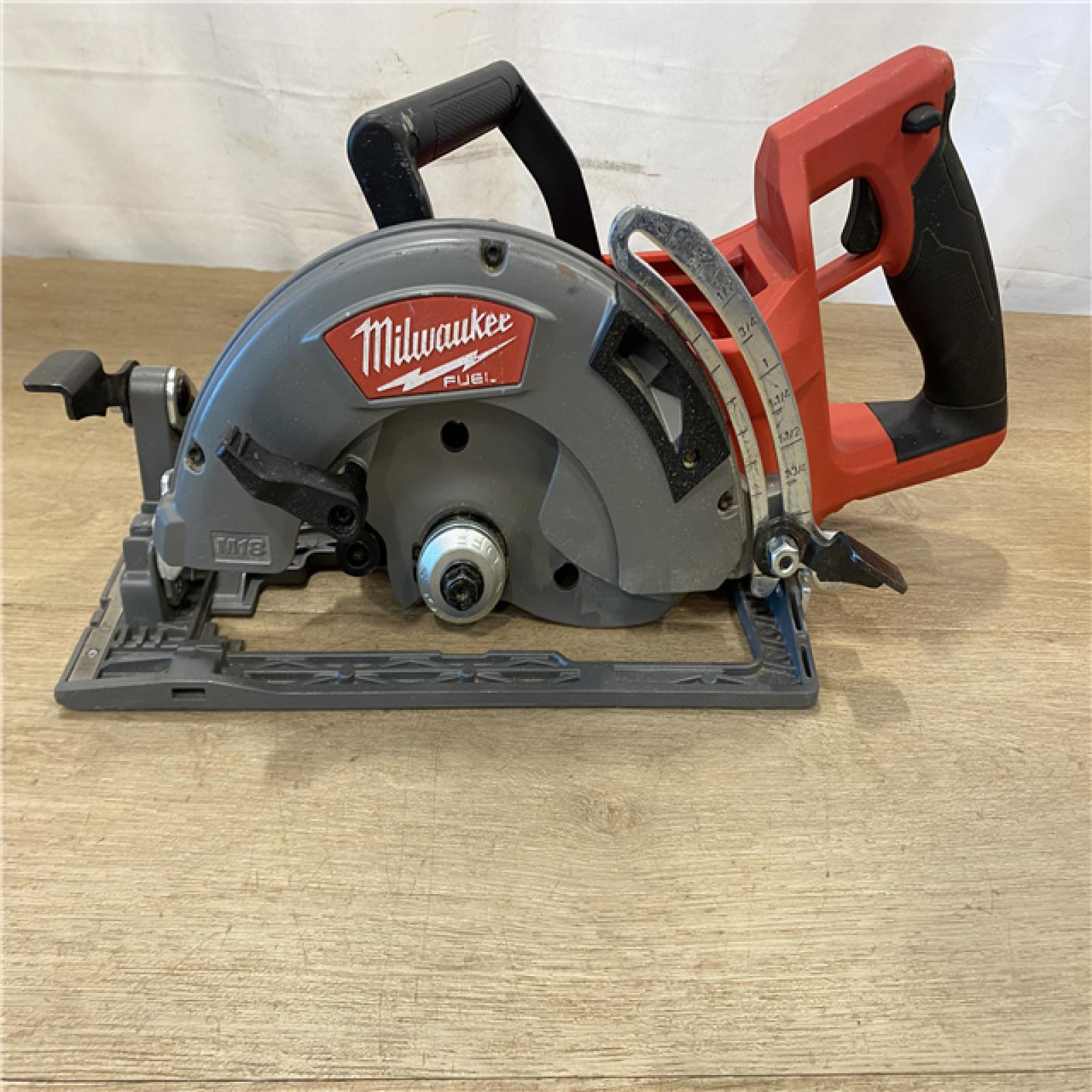 AS-IS Milwaukee FUEL 18V Lithium-Ion Cordless 7-1/4 in. Rear Handle Circular Saw (Tool-Only)