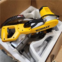 As-Is- DeWalt 15 Amp Corded 12 in. Compound Double Bevel Miter Saw