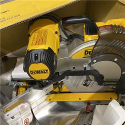 As-Is -DEWALT 15 Amp Corded 12 in. Double Bevel Sliding Compound Miter Saw