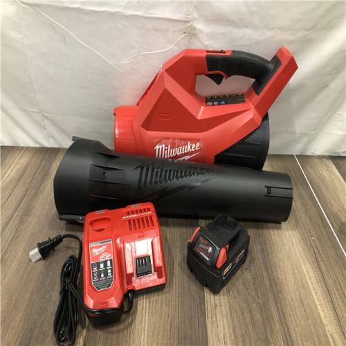 AS-IS Milwaukee FUEL 120 MPH 500 CFM 18V Brushless Cordless Battery Powered Leaf Blower Kit