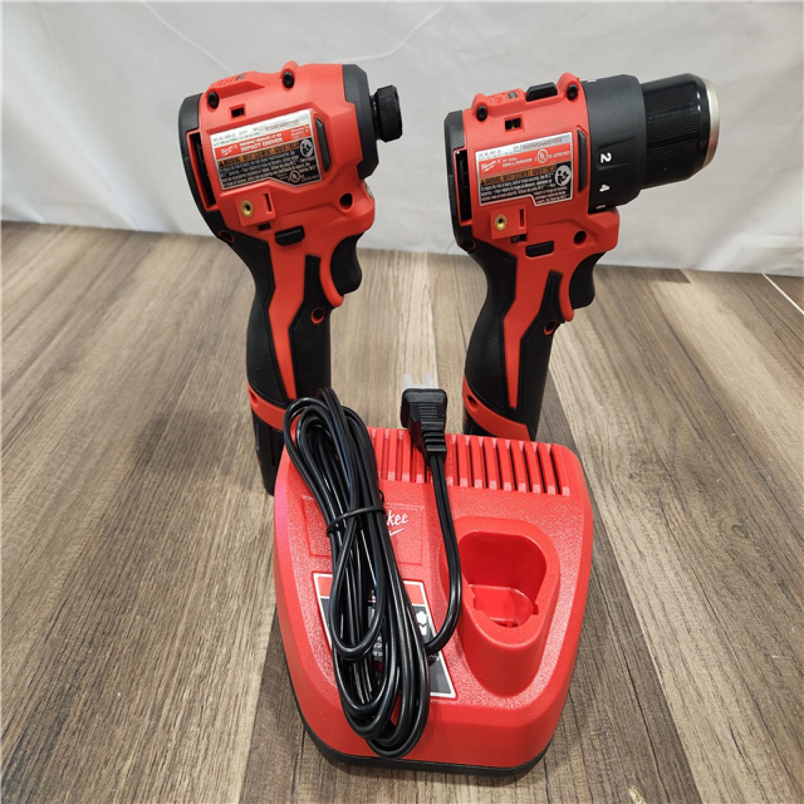 AS-IS- Milwaukee M12 Cordless Brushless 2 Tool Combo Kit