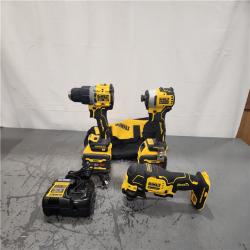 AS-IS- DEWALT 20V MAX Lithium-Ion Cordless 3-Tool Combo Kit