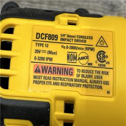 AS-IS DEWALT Atomic 20V Max Lithium-Ion Brushless Cordless Compact 1/4 in. Impact Driver Kit