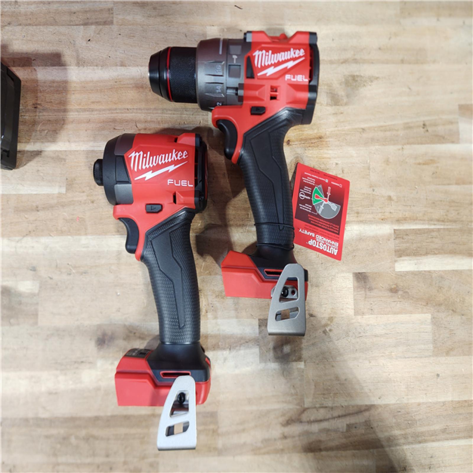 HOUSTON LOCATION - AS-IS (APPEARS LIKE NEW) Milwaukee FUEL 18V Lithium-Ion Brushless Cordless Hammer Drill and Impact Driver Combo Kit