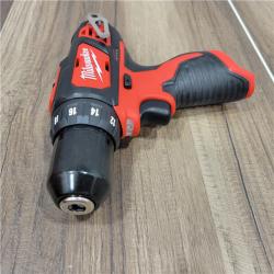 AS-IS Milwaukee M12 12V Lithium-Ion Cordless Drill Driver/Impact Driver Combo Kit with Two 1.5Ah Batteries, Charger and Bag (2-Tool)