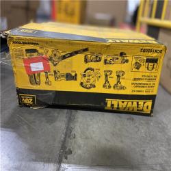 AS-IS DEWALT 20V MAX Cordless 10 Tool Combo Kit with (2) 20V 2.0Ah Batteries, Charger, and Bag