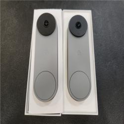 Phoenix AS-IS Google Nest Doorbell (Wired  2nd Gen) - Smart Wi-Fi Video Doorbell Camera (2-Pack)