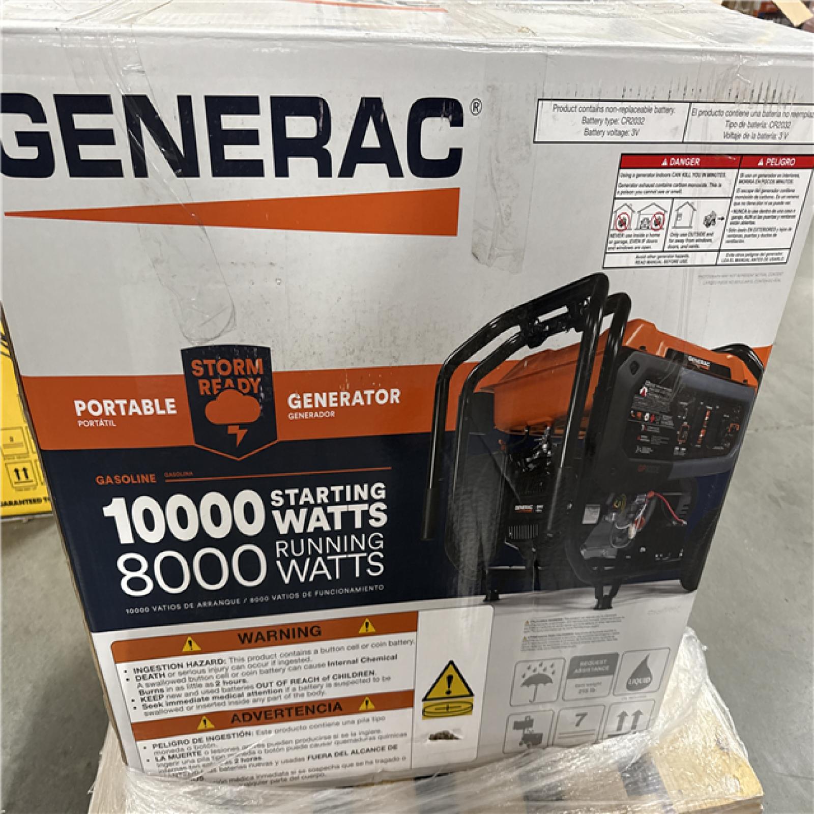 California AS-IS Generac Portable Generator