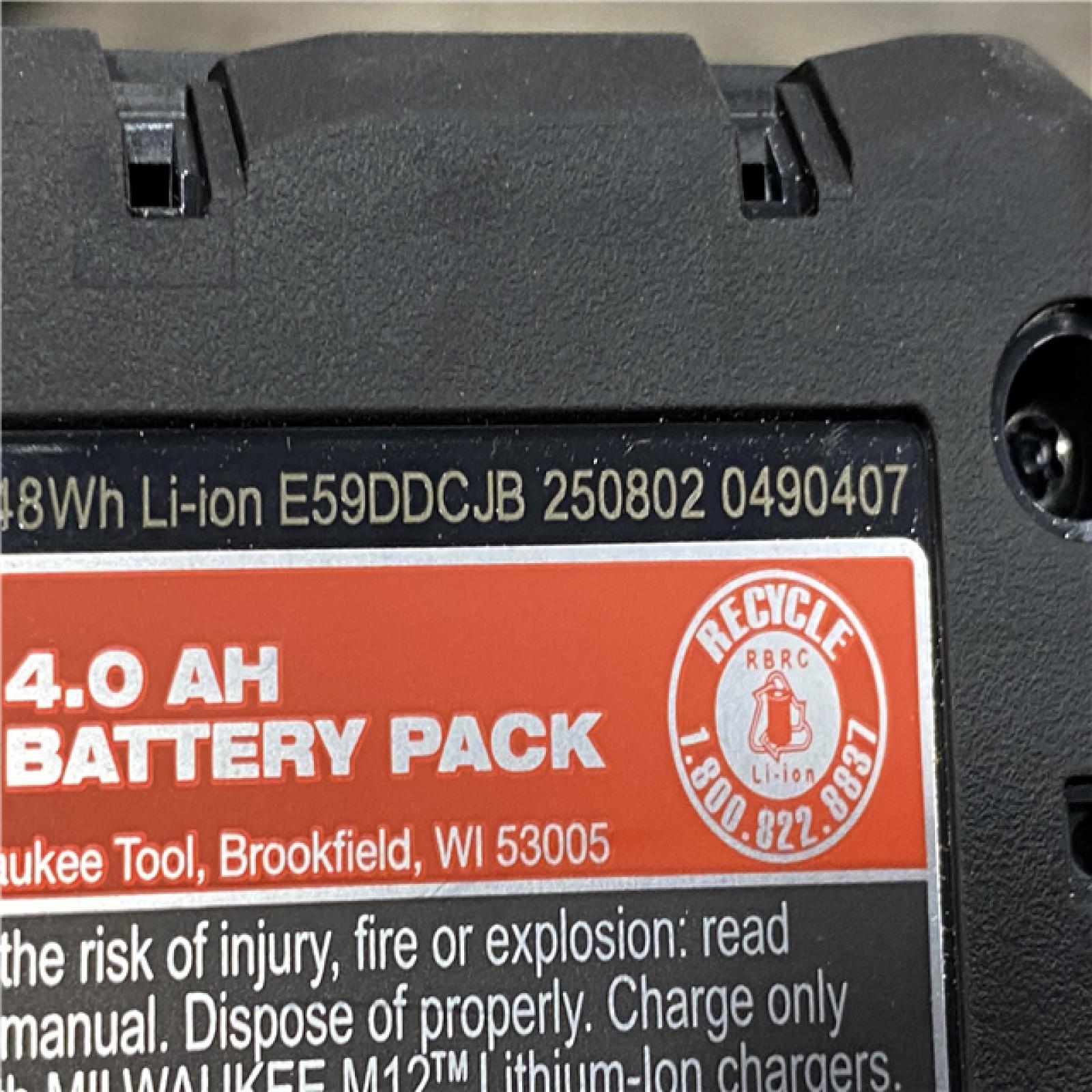 AS-IS Milwaukee 12-Volt Lithium-Ion Cordless Electric Portable Inflator Kit