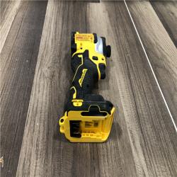 AS-IS DEWALT ATOMIC 20V MAX Cordless Brushless Compact 1/4 in. Impact Driver (Tool Only)