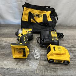 AS-IS DEWALT Atomic 20V Max Lithium-Ion Brushless Cordless Compact 1/4 in. Impact Driver Kit