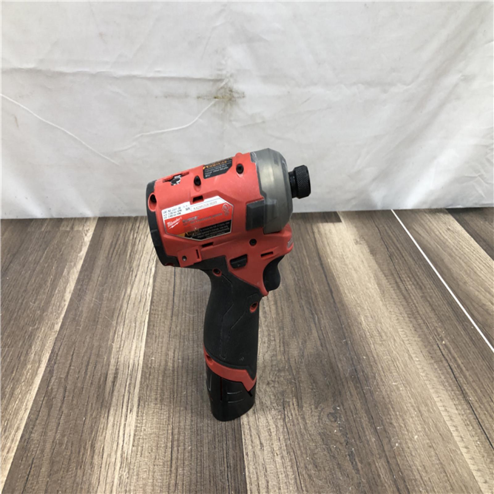 AS-IS Milwaukee FUEL SURGE 12V Lithium-Ion Brushless Cordless 1/4 in. Hex Impact Driver Compact Kit