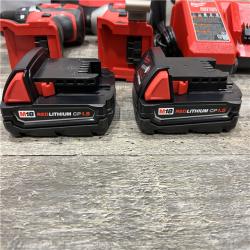 AS-IS Milwaukee 18V Lithium-Ion Cordless Drill Driver/Impact Driver Combo Kit