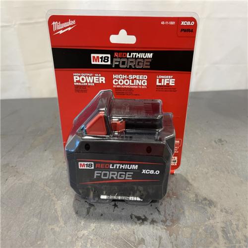 New! - Milwaukee M18 18V Lithium-Ion REDLITHIUM FORGE XC 8.0 Ah Battery