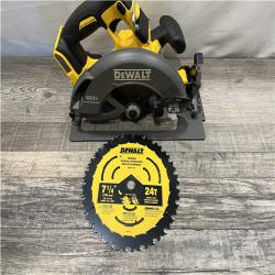 AS-IS DEWALT FLEXVOLT 60V MAX Cordless Brushless 7-1/4 in. Circular Saw with Brake (Tool Only)
