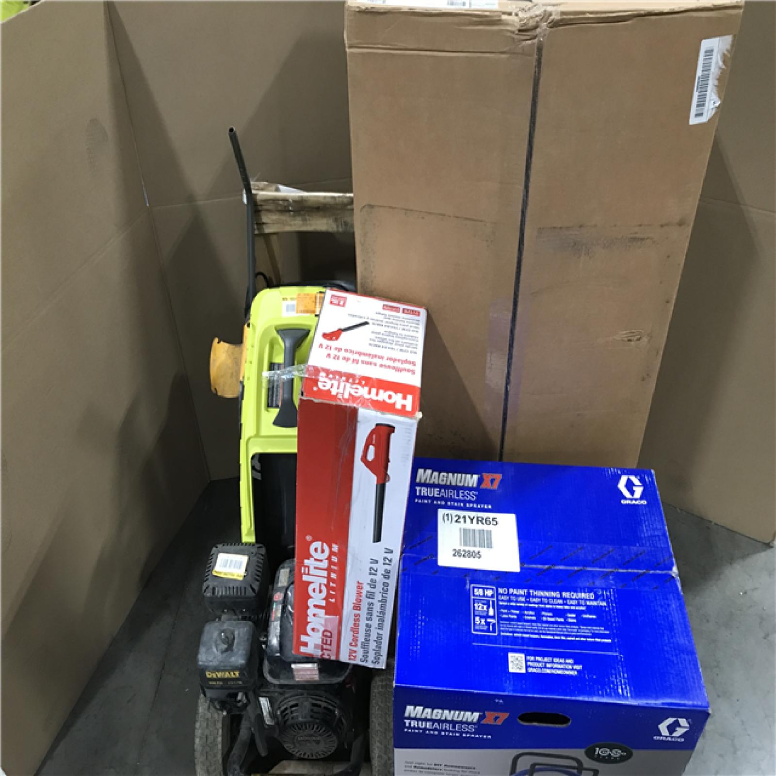 CALIFORNIA AS-IS OUTDOOR POWER EQUIPMENT
