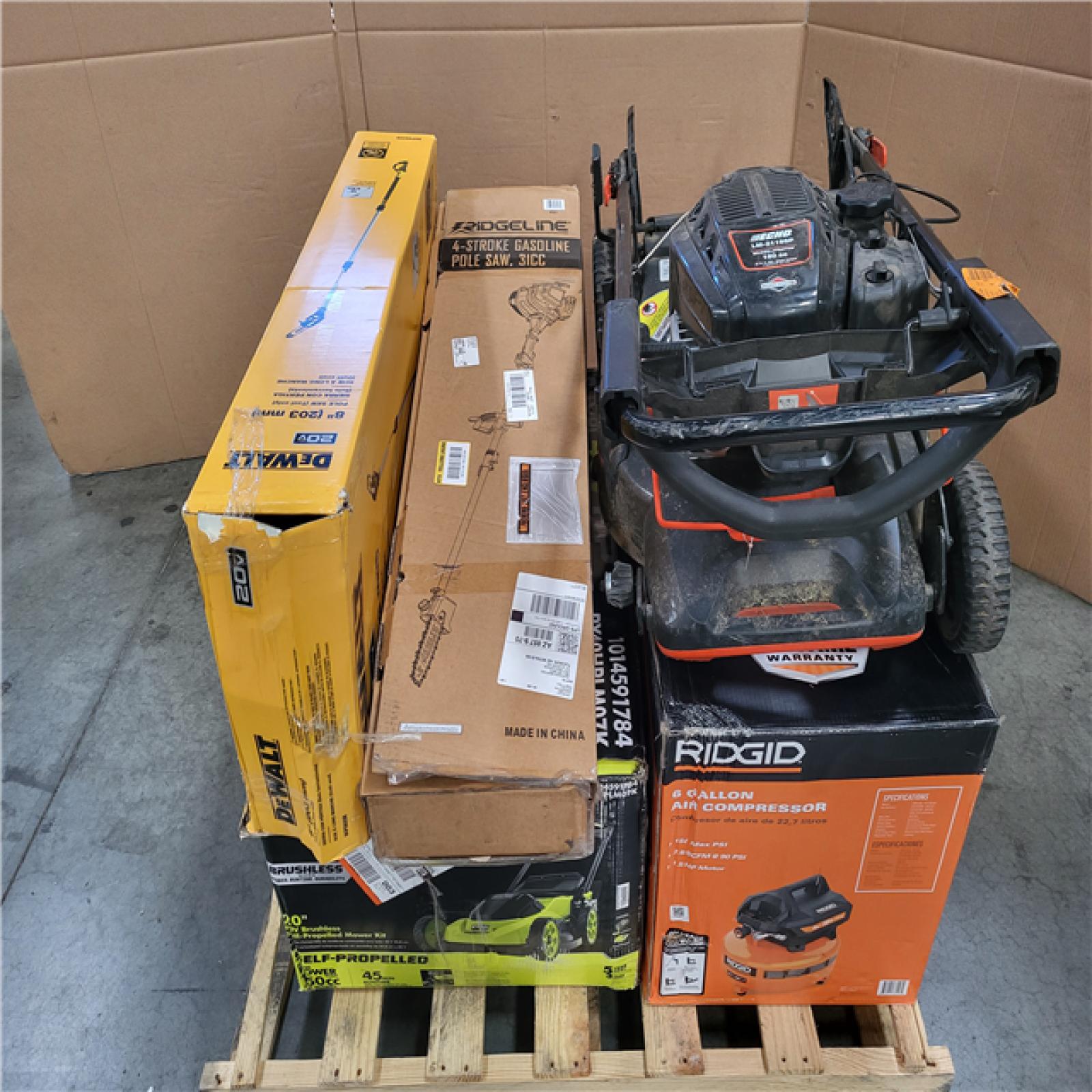 CALIFORNIA AS-IS OUTDOOR POWER EQUIPMENT