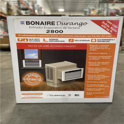 DALLAS LOCATION- NEW! BONAIRE DURANGO 2800 CFM  110-Volt 3-Speed Window Evaporative Cooler