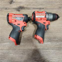AS-IS Milwaukee 3497-22 12V Brushless Hammer Drill and Impact Driver Combo Kit