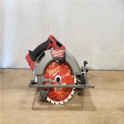 AS-IS- Milwaukee FUEL 18V Lithium-Ion Brushless Cordless 7-1/4 in. Circular Saw (Tool-Only)
