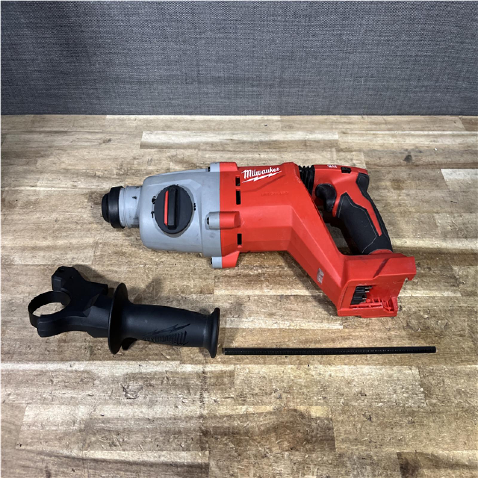 Houston Location AS-IS Milwaukee 18V Lithium-Ion Brushless Cordless 1 in. SDS-Plus D-Handle Rotary Hammer (Tool-Only)